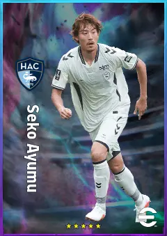 Seko Ayumu eFootball 2026 player card, 79 OVR CB