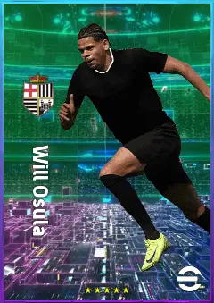 Will Osula eFootball 2026 player card, 78 OVR CF