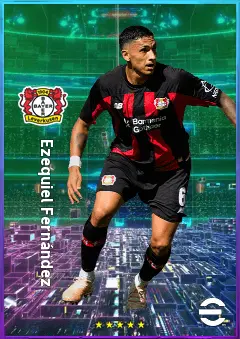 Ezequiel Fernández eFootball 2026 player card, 80 OVR DMF