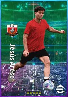 Jesús Areso eFootball 2026 player card, 79 OVR RB
