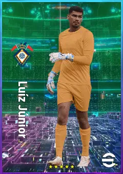 Luíz Júnior eFootball 2026 player card, 80 OVR GK