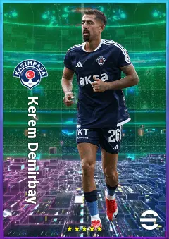 Kerem Demirbay eFootball 2026 player card, 80 OVR CMF