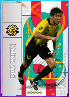 Kakita Yuki eFootball 2026 player card, 78 OVR CF