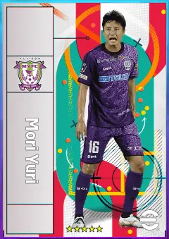 Mori Yuri eFootball 2026 player card, 77 OVR CB
