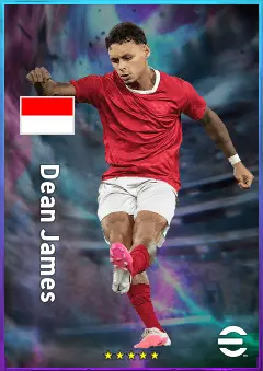 Dean James eFootball 2026 player card, 79 OVR LB