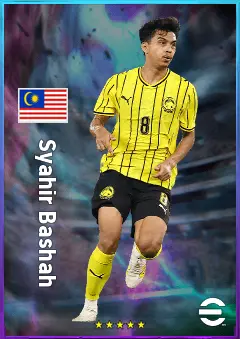 Syahir Bashah eFootball 2026 player card, 79 OVR AMF