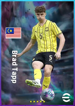 Brad Tapp eFootball 2026 player card, 79 OVR CB