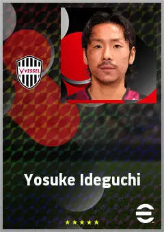 Ideguchi Yosuke eFootball 2026 player card, 68 OVR DMF