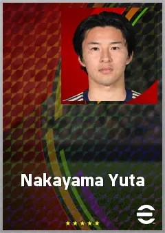Nakayama Yuta eFootball 2026 player card, 71 OVR DMF