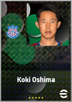 Oshima Koki eFootball 2026 player card, 66 OVR SS