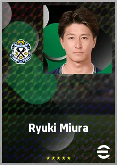 Miura Ryuki eFootball 2026 player card, 68 OVR GK