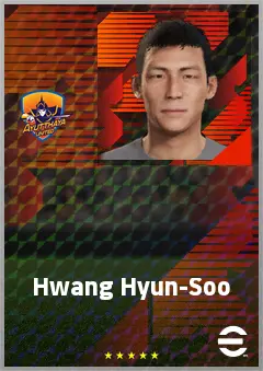 Hwang Hyun-Soo eFootball 2026 player card, 69 OVR CB