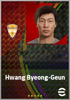 Hwang Byeong-Geun eFootball 2026 player card, 63 OVR GK
