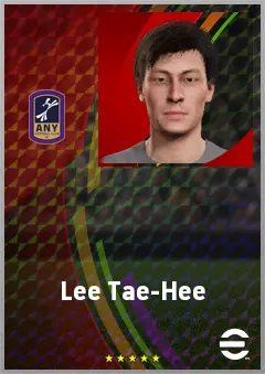 Lee Tae-Hee eFootball 2026 player card, 67 OVR RB