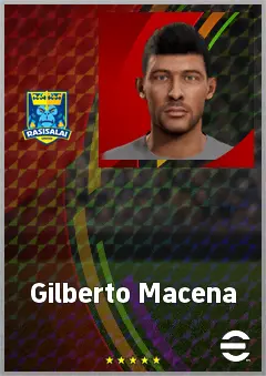 Gilberto Macena eFootball 2026 player card, 66 OVR CF