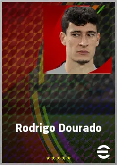 Rodrigo Dourado eFootball 2026 player card, 74 OVR DMF