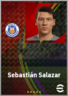 Sebastián Salazar eFootball 2026 player card, 69 OVR CMF