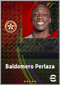 Baldomero Perlaza eFootball 2026 player card, 70 OVR CMF