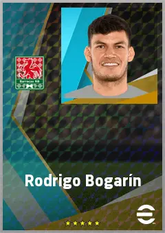 Rodrigo Bogarín eFootball 2026 player card, 70 OVR AMF