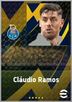 Cláudio Ramos eFootball 2026 player card, 72 OVR GK