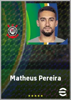 Matheus Pereira eFootball 2026 player card, 72 OVR DMF