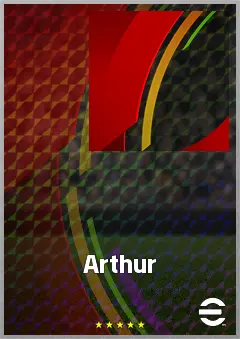 Arthur eFootball 2026 player card, 76 OVR CMF