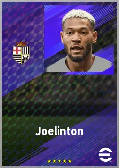 Joelinton eFootball 2026 player card, 77 OVR CMF