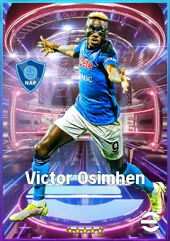 Victor Osimhen eFootball 2026 player card, 84 OVR CF