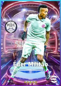 Éder Militão eFootball 2026 player card, 84 OVR CB