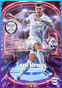 Toni Kroos eFootball 2026 player card, 84 OVR CMF