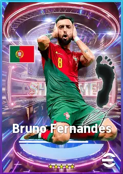 Bruno Fernandes eFootball 2026 player card, 84 OVR AMF