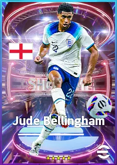 Jude Bellingham eFootball 2026 player card, 85 OVR CMF