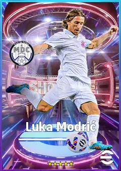 Luka Modrić eFootball 2026 player card, 83 OVR CMF
