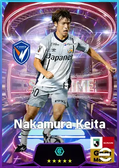 Nakamura Keita eFootball 2026 player card, 74 OVR CMF