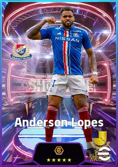 Anderson Lopes eFootball 2026 player card, 81 OVR CF