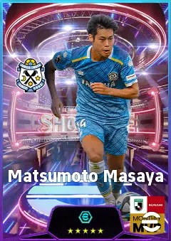 Matsumoto Masaya eFootball 2026 player card, 77 OVR RMF