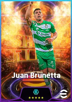 Juan Brunetta eFootball 2026 player card, 79 OVR AMF