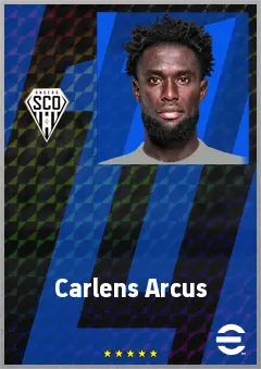 Carlens Arcus eFootball 2026 player card, 71 OVR RB