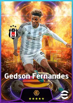 Gedson Fernandes eFootball 2026 player card, 81 OVR CMF