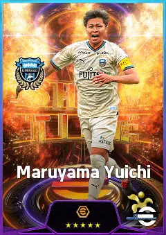 Maruyama Yuichi eFootball 2026 player card, 77 OVR CB