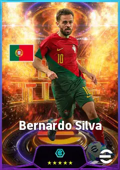 Bernardo Silva eFootball 2026 player card, 85 OVR RMF
