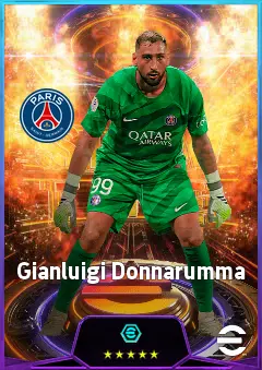 Gianluigi Donnarumma eFootball 2026 player card, 84 OVR GK