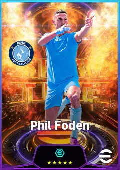Phil Foden eFootball 2026 player card, 84 OVR RMF