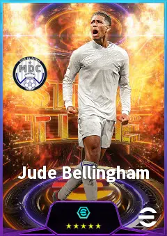 Jude Bellingham eFootball 2026 player card, 87 OVR AMF