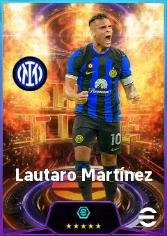 Lautaro Martínez eFootball 2026 player card, 85 OVR CF