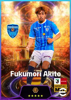Fukumori Akito eFootball 2026 player card, 76 OVR CB