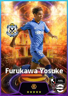 Furukawa Yosuke eFootball 2026 player card, 75 OVR LMF