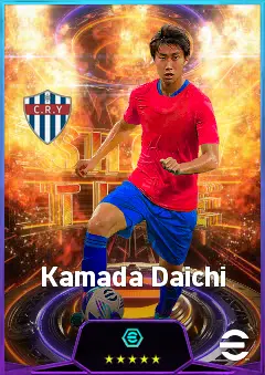 Kamada Daichi eFootball 2026 player card, 81 OVR AMF