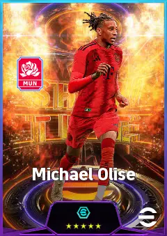 Michael Olise eFootball 2026 player card, 82 OVR RMF