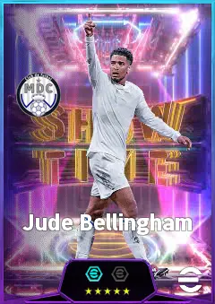 Jude Bellingham eFootball 2026 player card, 86 OVR CMF